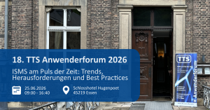 TTS Anwenderforum 2026 - Erinnerung